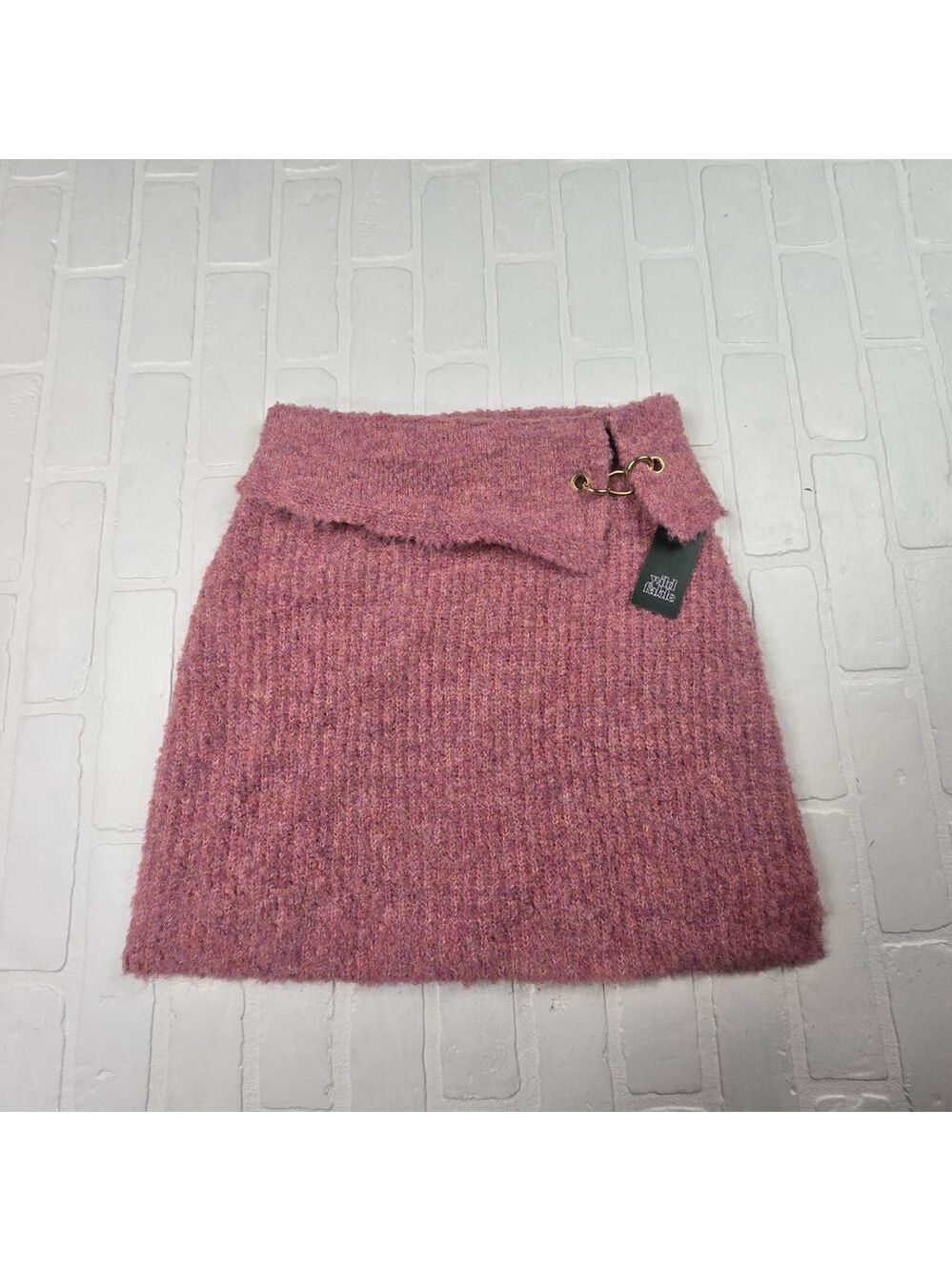 Wild Fable Sweater Mini Skirt In Pink Size Medium